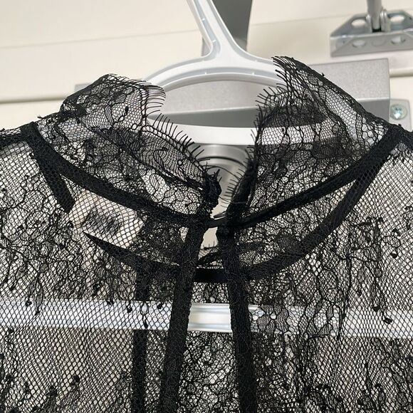 Aritzia Black Lace Maxi Dress - Picture 6 of 11